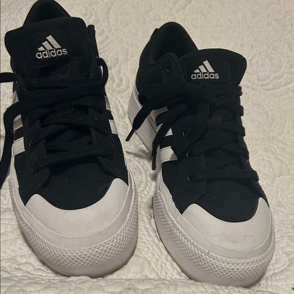 adidas Shoes - Adidas Classic Black and White Trainers